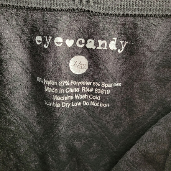 Seamless Tights Pattern Black - Picture 2 of 4